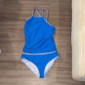 Blue Women's Swim Set